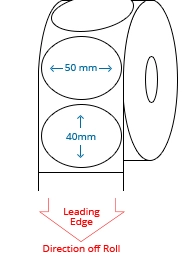 50 mm x 40 mm Roll Labels