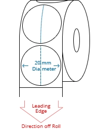 20 mm Circle Roll Labels