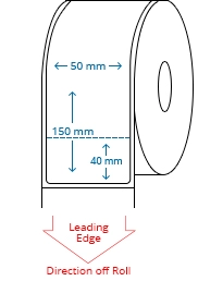 50 mm x 150 mm Roll Labels