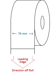76 mm x 160 mm Roll Labels