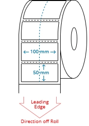 100 mm x 50 mm Roll Labels