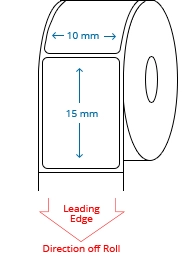 10 mm x 15 mm Roll Labels