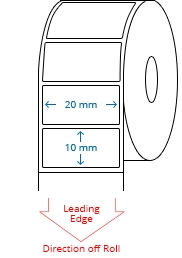 20 mm x 10 mm Roll Labels