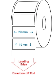 20 mm x 10 mm Roll Labels