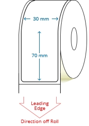 30 mm x 70 mm Roll Labels