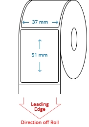 37 mm x 51 mm Roll Labels