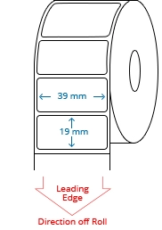 39 mm x 19 mm Roll Labels