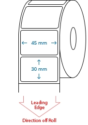 45 mm x 30 mm Roll Labels