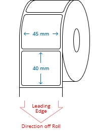 45 mm x 40 mm Roll Labels