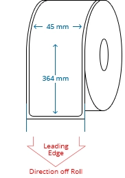 45 mm x 364 mm Roll Labels
