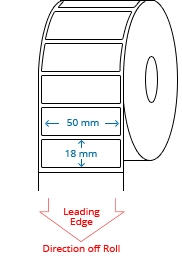 50 mm x 18 mm Roll Labels
