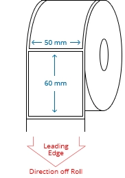 50 mm x 60 mm Roll Labels