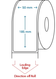 50 mm x 185 mm Roll Labels
