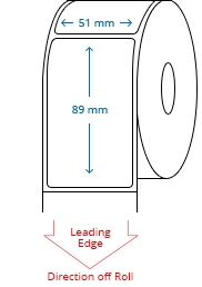 51 mm x 89 mm Roll Labels