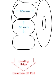 55 mm x 35 mm Roll Labels