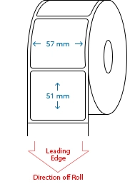 57 mm X 51 mm Roll Labels