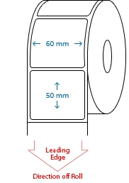 60 mm x 50 mm Roll Labels