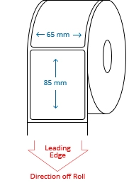65 mm x 85 mm Roll Labels