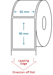 65 mm x 90 mm Roll Labels
