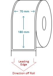 70 mm x 180 mm Roll Labels
