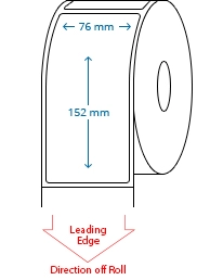 76 mm x 152 mm Roll Labels