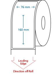 76 mm x 160 mm Roll Labels