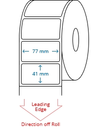 77 mm x 41 mm Roll Labels