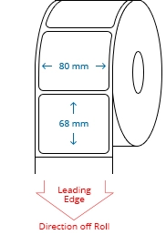 80 mm x 68 mm Roll Labels