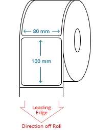 80 mm x 100 mm Roll Labels
