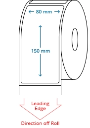 80 mm x 150 mm Roll Labels