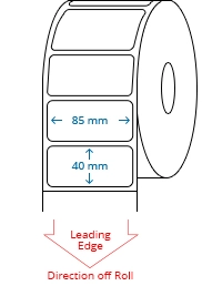 85 mm x 40 mm Roll Labels