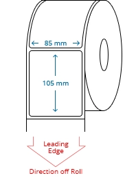 85 mm x 105 mm Roll Labels