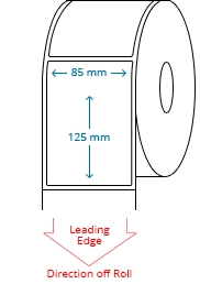 85 mm x 125 mm Roll Labels
