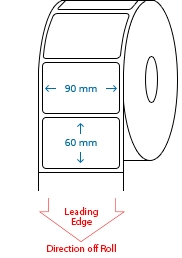 90 mm x 60 mm Roll Labels
