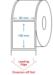 90 mm x 105 mm Roll Labels