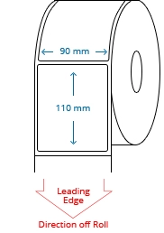90 mm x 110 mm Roll Labels