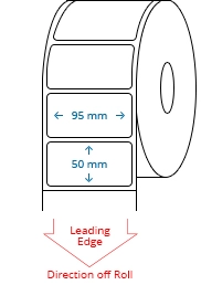 95 mm x 50 mm Roll Labels
