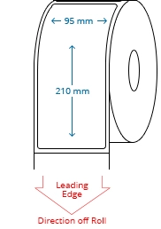 95 mm x 210 mm Roll Labels