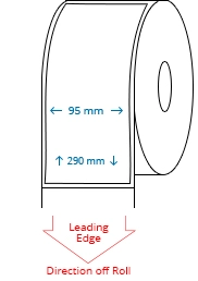 95 mm x 290 mm Roll Labels
