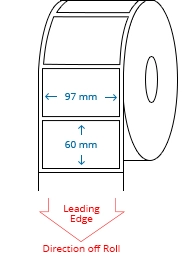 97 mm x 60 mm Roll Labels