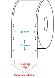 98 mm x 48 mm Roll Labels