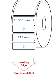 99.1 mm x 33.9 mm Roll Labels