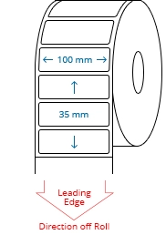 100 mm x 35 mm Roll Labels