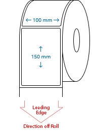 100 mm x 150 mm Roll Labels