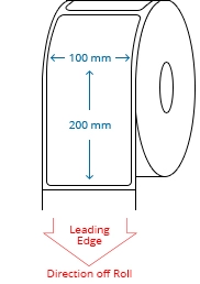 100 mm x 200 mm Roll Labels
