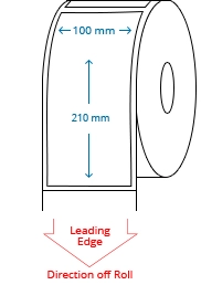 100 mm x 210 mm Roll Labels
