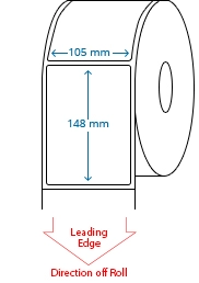 105 mm x 148 mm Roll Labels