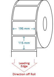195 mm x 115 mm Roll Labels