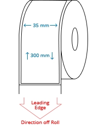 35 mm x 300 mm Roll Labels