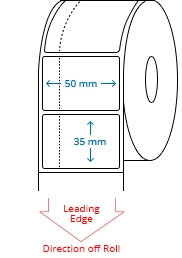 50 mm X 35 mm Roll Labels